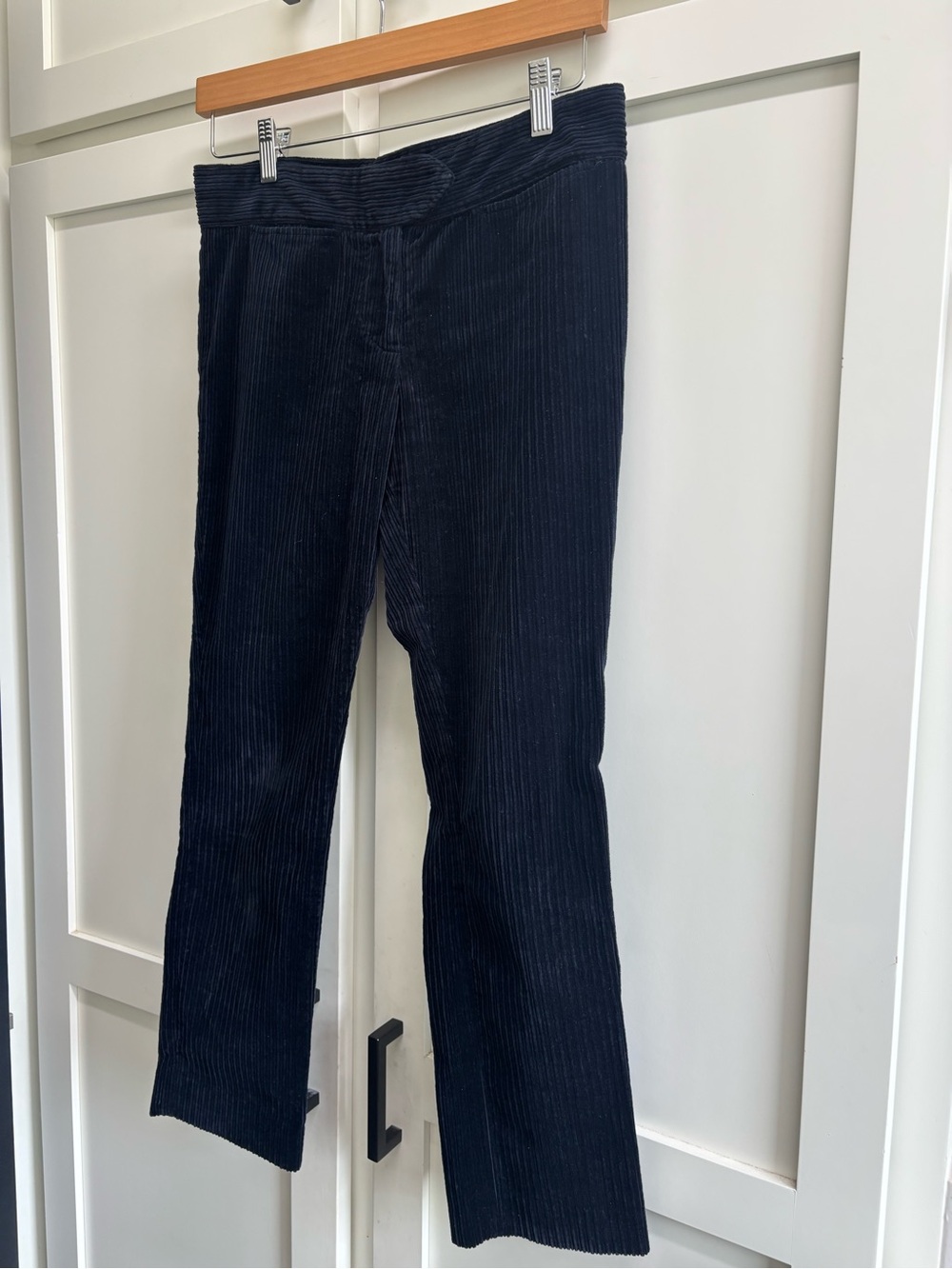 Isabel Étoile Marant Black Corduroy Pants Women’s 38 Cropped Straight Leg - Picture 3 of 10